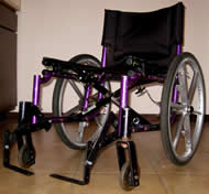 Figure 1. This picture shows the final assembled wheelchair prototype.